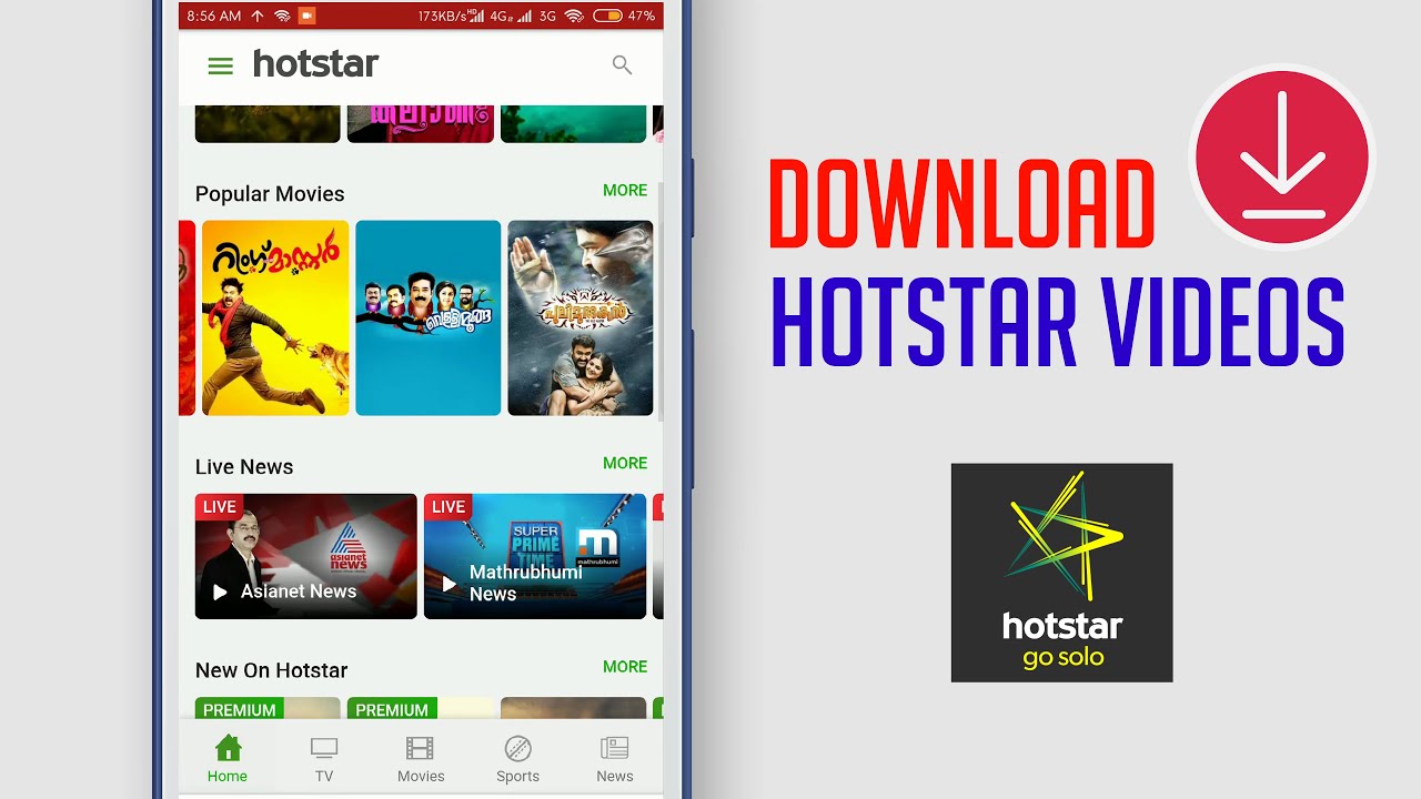 go solo hotstar app download