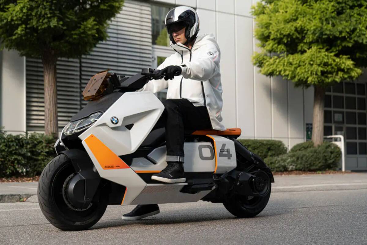 BMW CE 04 is an EV scooter with a sci-fi film style but a very real price label