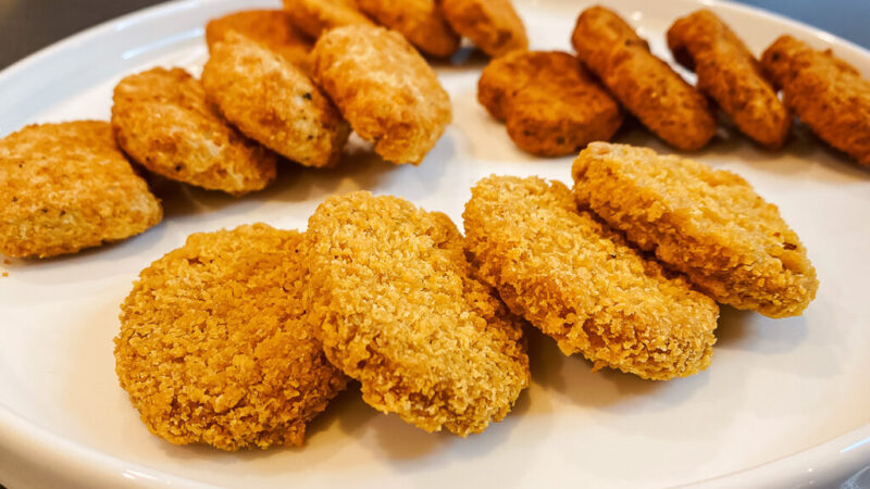 The food is impossible to prepare for plant-based chicken nuggets with the first sense of next week