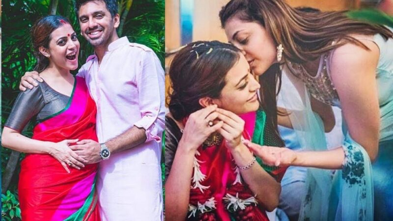 Kajal Aggarwal’s sister Nisha shares a beautiful pic with the mom-to-be from her baby shower