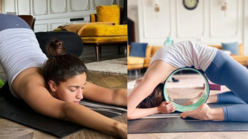 Alia Bhatt and Edward’s cute yoga asanas on the occasion of International Yoga Day, will melt your heart; Have a look