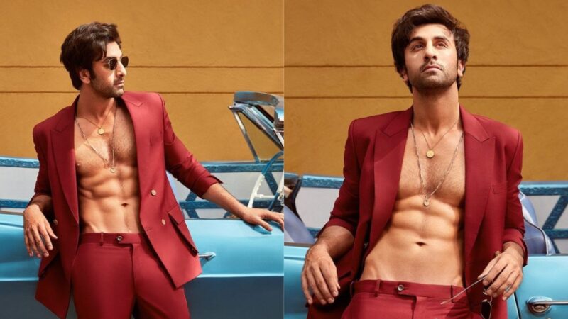 Ranbir Kapoor gives a sneak peek of his six-pack abs, during Shamshera’s promotion; Fans go gaga over his hot look